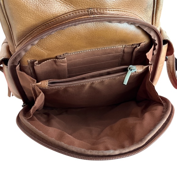 Lord Jim Vintage Brown Genuine Columbian Leather Backpack main image 9